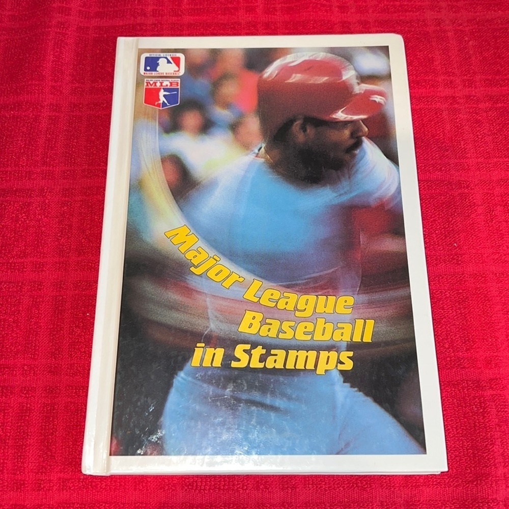 Major league baseball and stamps vintage book read description!!!